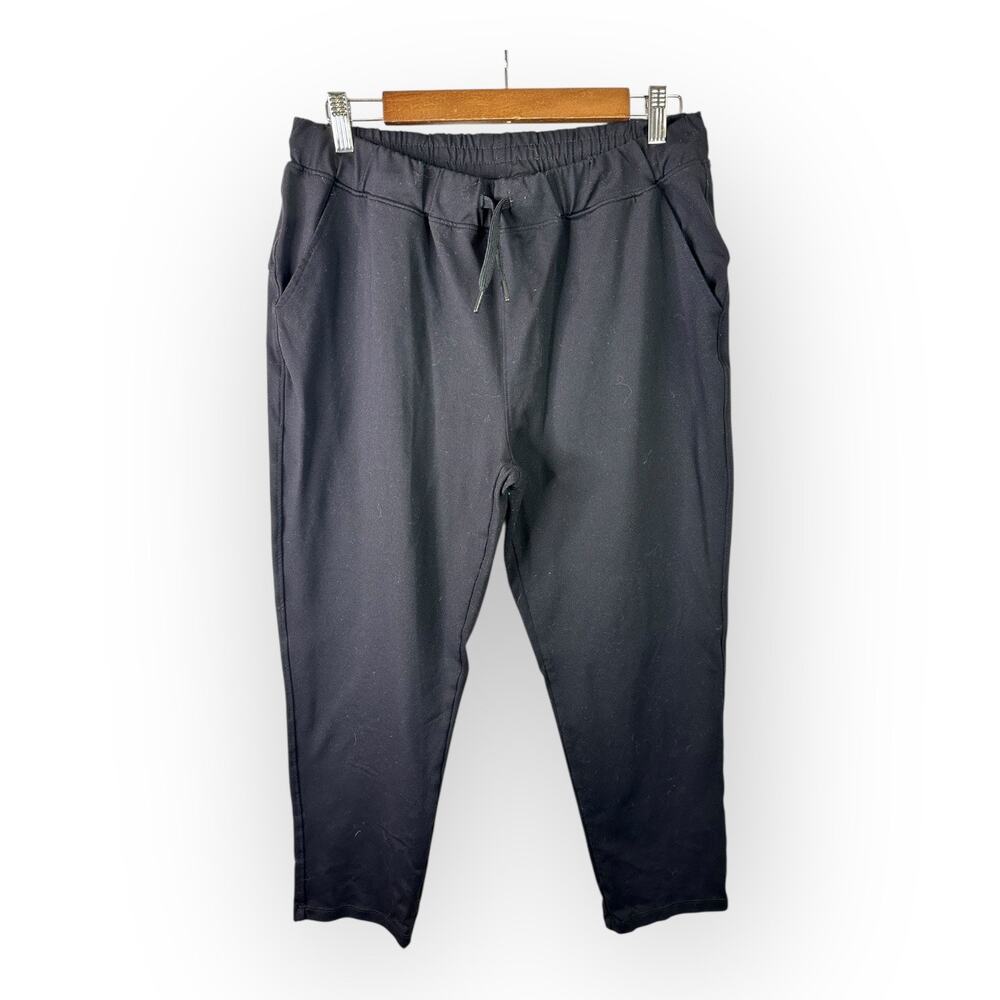 Yogipace Womens size Large Nylon Yoga Hiking Pants Black Elastic Waist